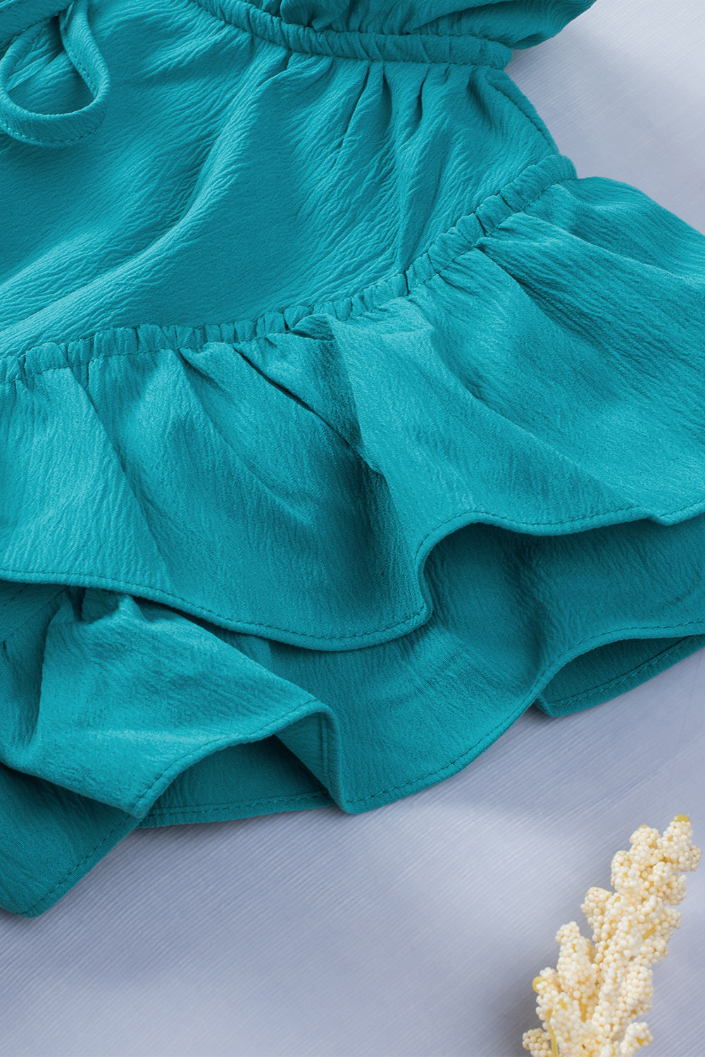 Tiered Ruffled Short Dress