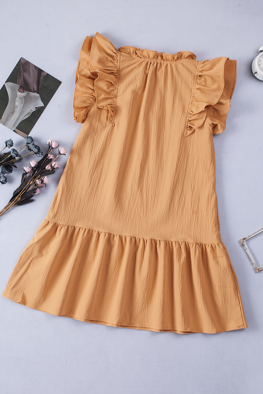 Tiered Ruffled Short Dress