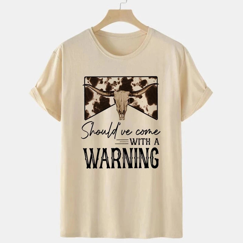 Warning Graphic Tee