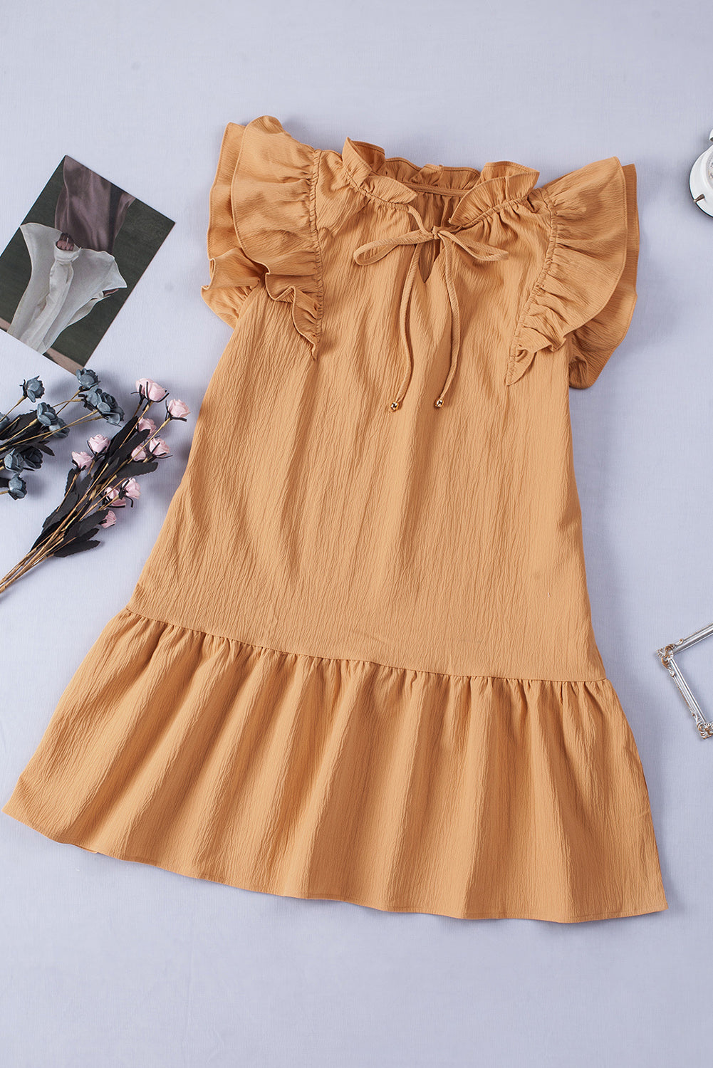 Tiered Ruffled Short Dress