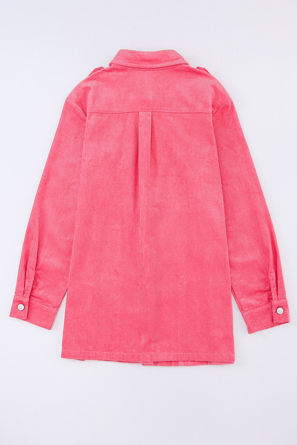 Pink Buttoned Corduroy Jacket